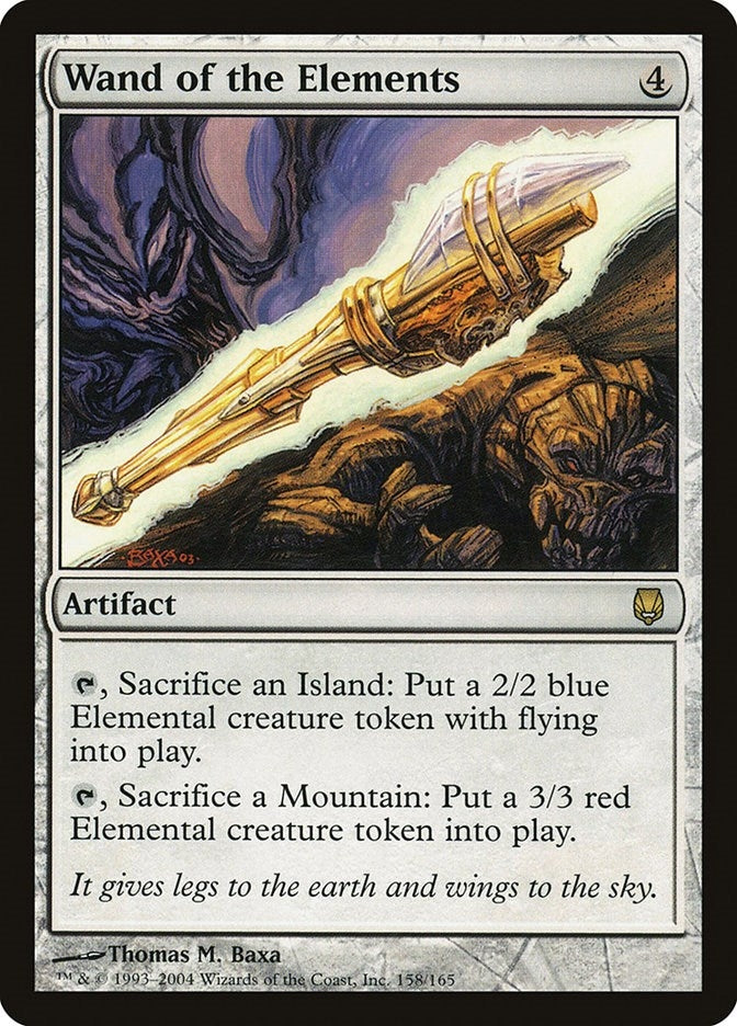 Image for Wand of the Elements (158) - Magic: The Gathering