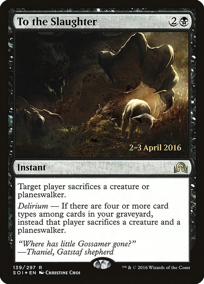 Image for To the Slaughter (139) - Magic: The Gathering