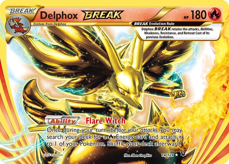 Image for Delphox BREAK (14/124) (XY - Fates Collide) - Pokemon