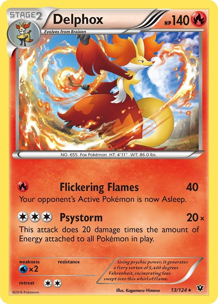 Image for Delphox (13/124) (XY - Fates Collide) - Pokemon