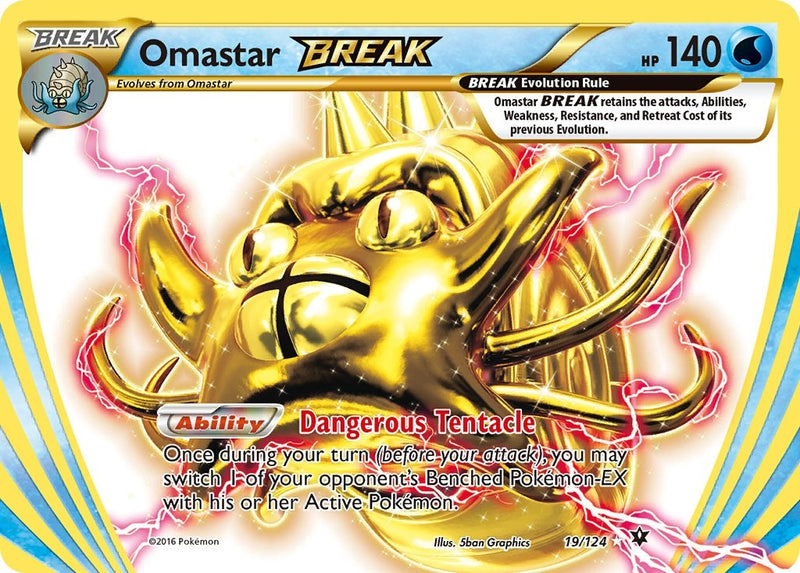 Image for Omastar BREAK (19/124) (XY - Fates Collide) - Pokemon