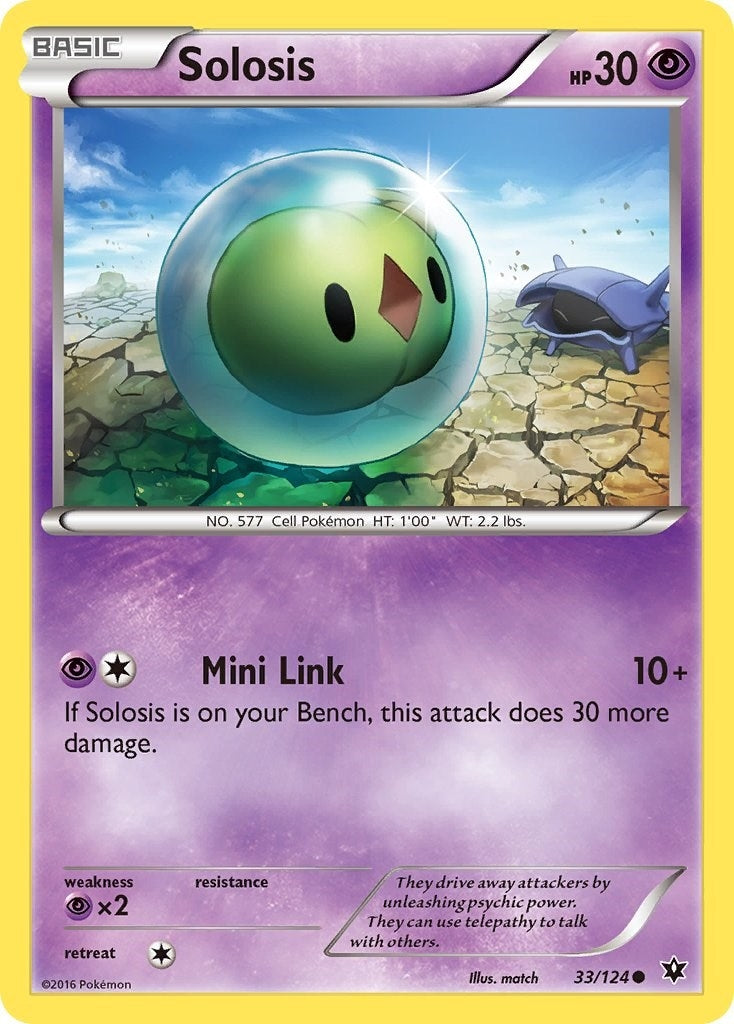 Image for Solosis (33/124) (XY - Fates Collide) - Pokemon