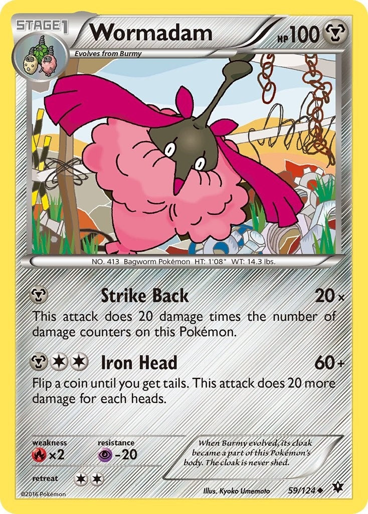 Image for Wormadam (59) (59/124) (XY - Fates Collide) - Pokemon