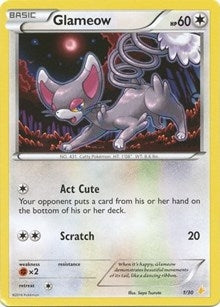 Image for Glameow (27) (27/30) (XY Trainer Kit: Pikachu Libre & Suicune) - Pokemon