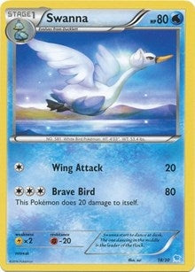 Image for Swanna (27) (27/30) (XY Trainer Kit: Pikachu Libre & Suicune) - Pokemon