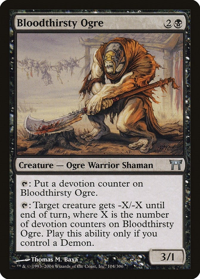 Bloodthirsty Ogre (104) (Champions of Kamigawa)