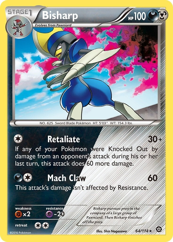 Image for Bisharp (64/114) (XY - Steam Siege) - Pokemon