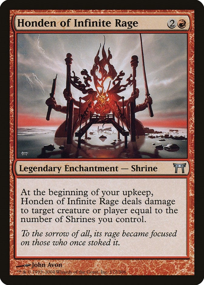 Honden of Infinite Rage (172) (Champions of Kamigawa)