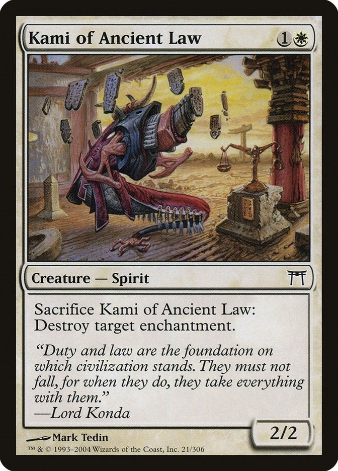 Kami of Ancient Law (21) (Champions of Kamigawa)