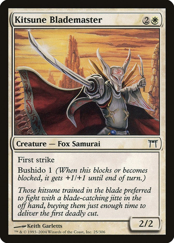 Kitsune Blademaster (25) (Champions of Kamigawa)