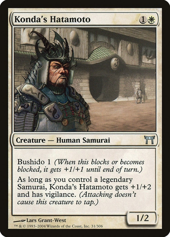 Konda's Hatamoto (31) (Champions of Kamigawa)