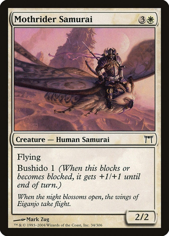 Mothrider Samurai (34) (Champions of Kamigawa)
