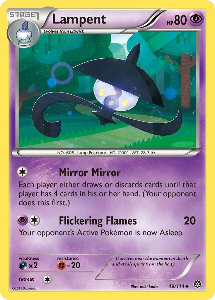 Image for Lampent (49/114) (XY - Steam Siege) - Pokemon