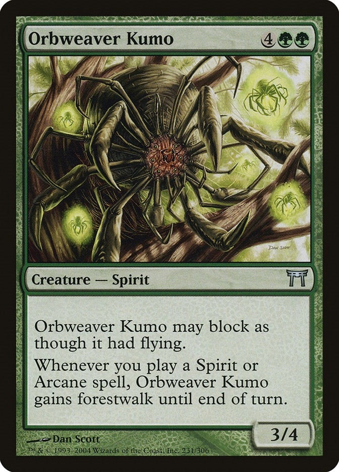 Orbweaver Kumo (231) (Champions of Kamigawa)