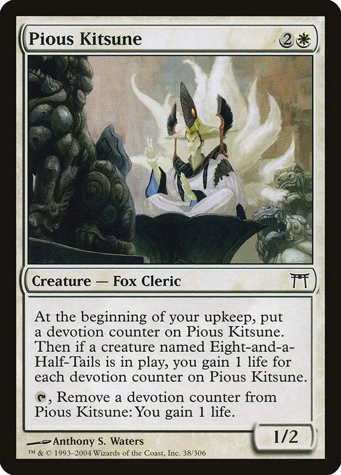 Pious Kitsune (38) (Champions of Kamigawa)