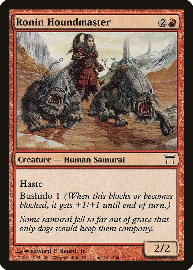 Ronin Houndmaster (184) (Champions of Kamigawa)