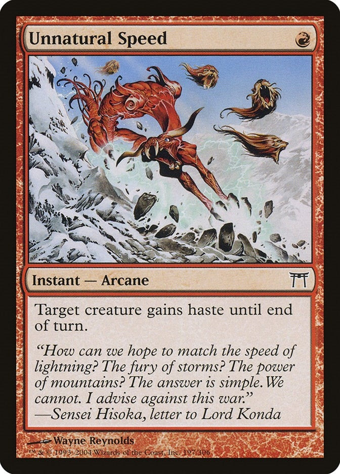 Unnatural Speed (197)