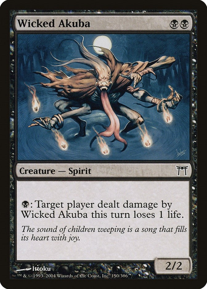 Wicked Akuba (150) (Champions of Kamigawa)