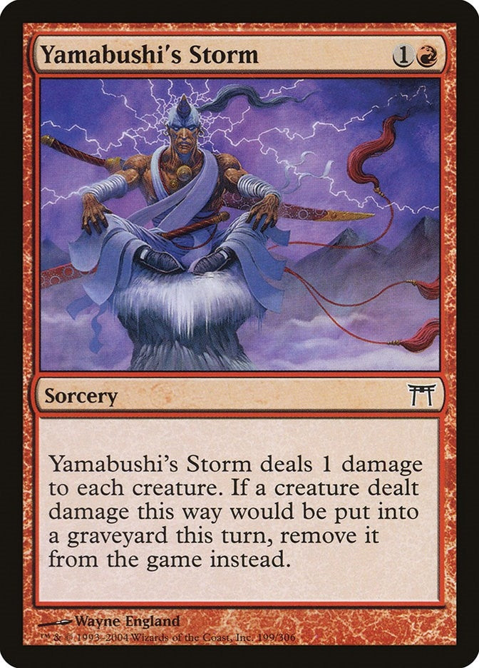 Yamabushi's Storm (199) (Champions of Kamigawa)