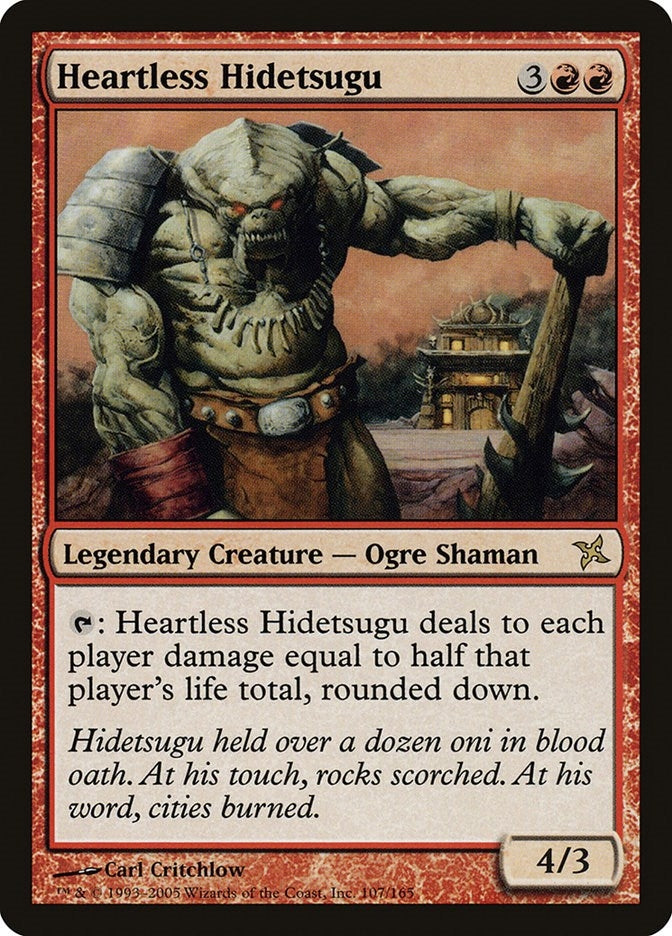 Heartless Hidetsugu (107) (Betrayers of Kamigawa)