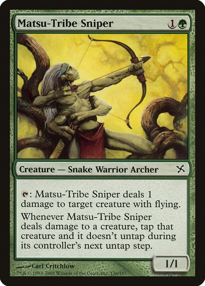 Matsu-Tribe Sniper (136) (Betrayers of Kamigawa)