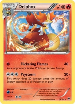 Image for Delphox - 13/124 (XY Fates Collide) (013/124) (Deck Exclusives) - Pokemon