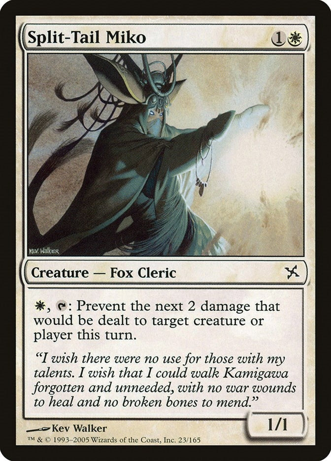 Split-Tail Miko (23) (Betrayers of Kamigawa)