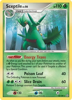 Image for Sceptile - 10/100 (DP Stormfront) (010/100) (Deck Exclusives) - Pokemon