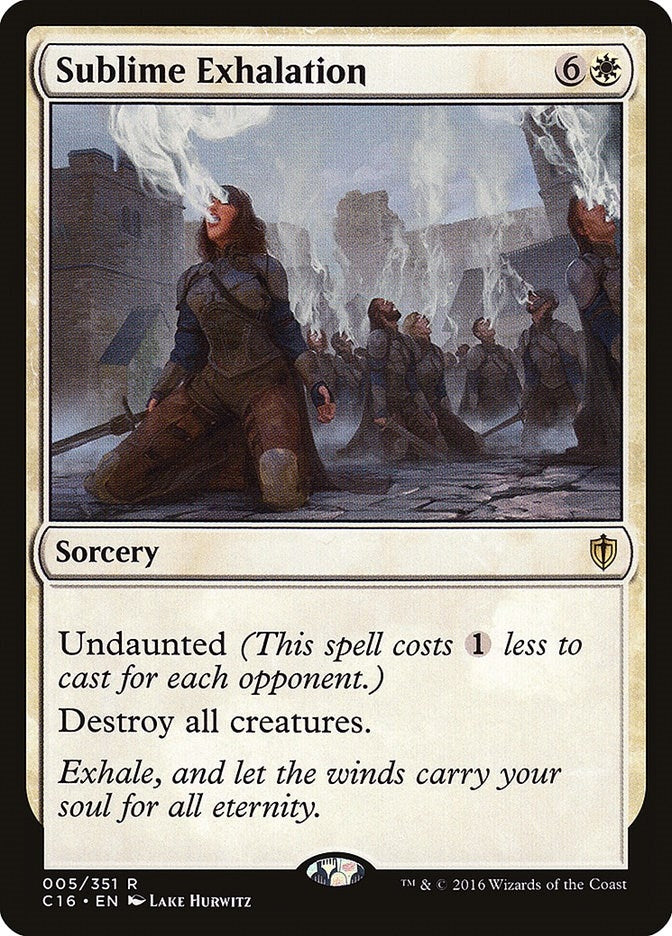 Sublime Exhalation (5) (Commander 2016)