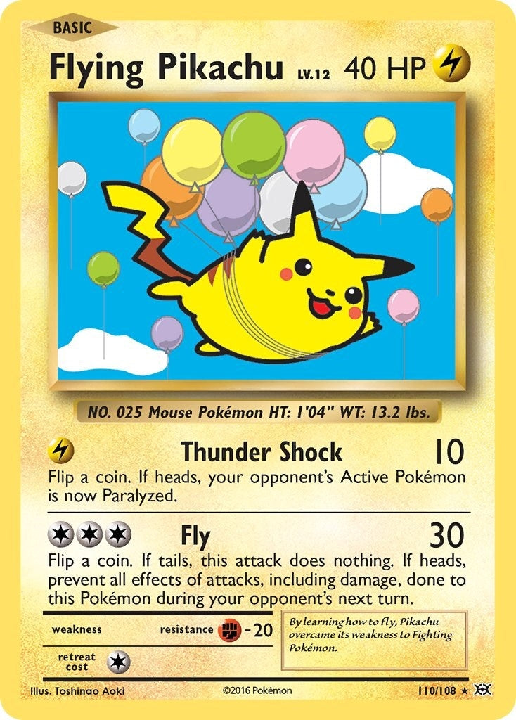 Image for Flying Pikachu (110/108) (XY - Evolutions) - Pokemon