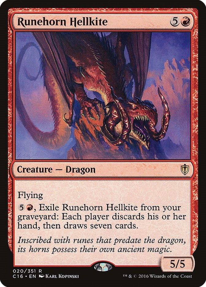 Runehorn Hellkite (20) (Commander 2016)