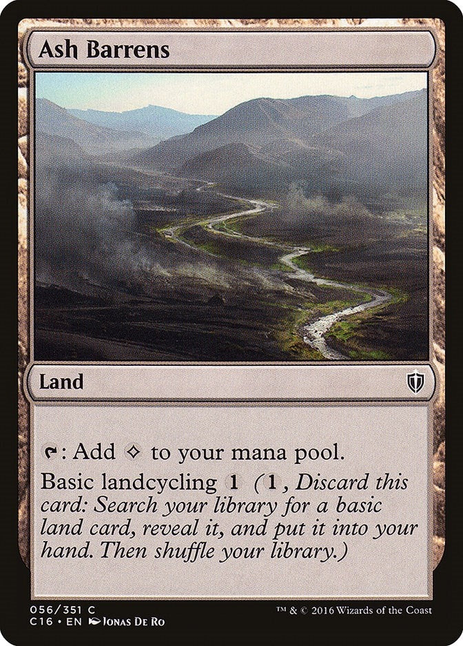 Ash Barrens (56) (Commander 2016)