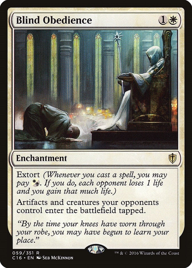 Blind Obedience (59) (Commander 2016)