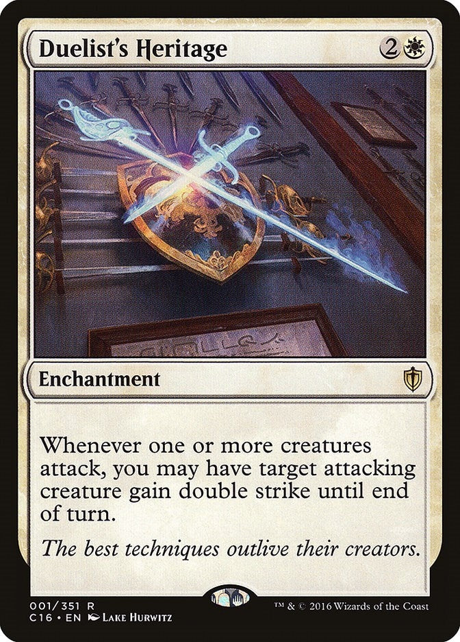 Duelist's Heritage (1) (Commander 2016)