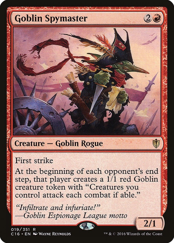 Goblin Spymaster (19) (Commander 2016)
