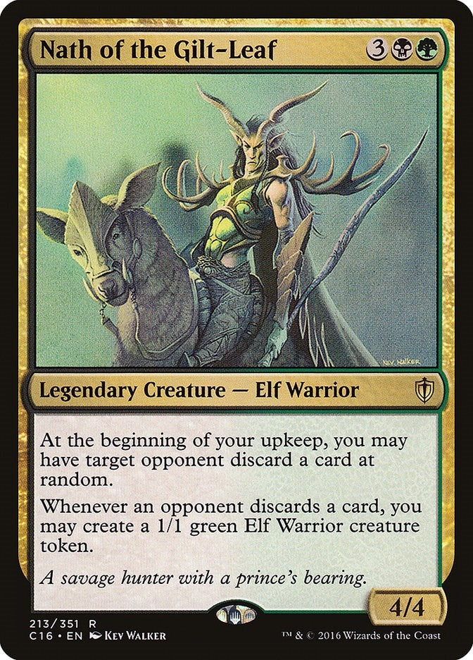 Nath of the Gilt-Leaf (213) (Commander 2016)