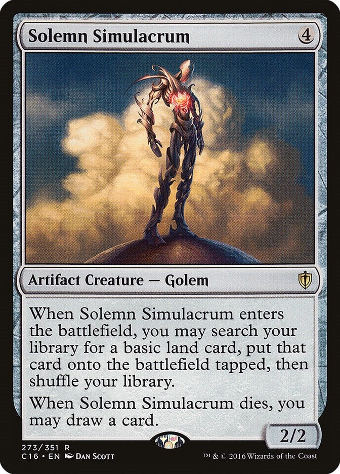 Solemn Simulacrum (273) (Commander 2016)