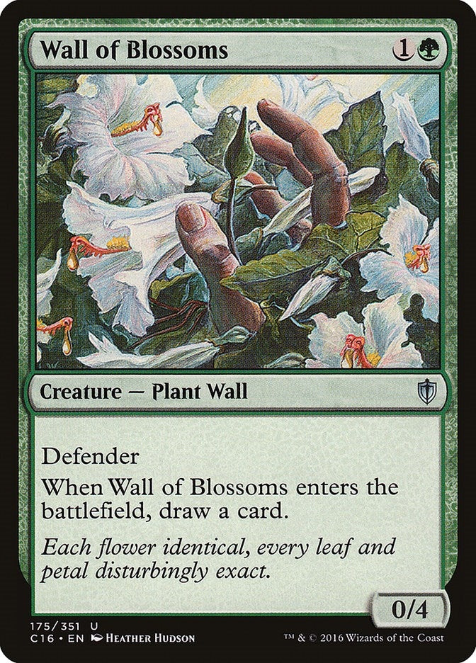 Wall of Blossoms (175) (Commander 2016)