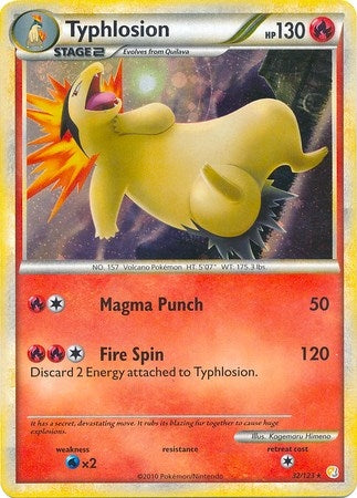 Image for Typhlosion - 32/123 (Cosmos Holo) (032/123) (Deck Exclusives) - Pokemon