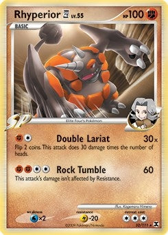 Image for Rhyperior E4 - 32/111 (DPPt Rising Rivals) (032/111) (Deck Exclusives) - Pokemon