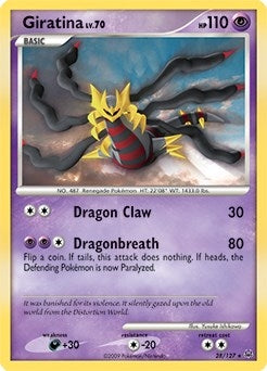 Image for Giratina Lv. 70 - 28/127 (DPPt Platinum) (028/127) (Deck Exclusives) - Pokemon