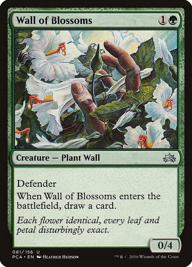 Image for Wall of Blossoms (81) - Magic: The Gathering