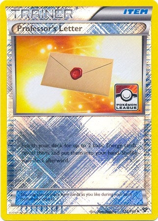 Image for Professor's Letter - 123/146 (Pokemon League) (123/146) (League & Championship Cards) - Pokemon