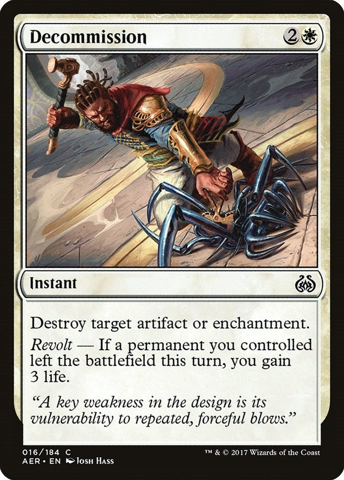 Decommission (16) (Aether Revolt)