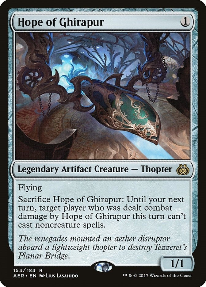 Image for Hope of Ghirapur (154) (Aether Revolt) - Magic: The Gathering