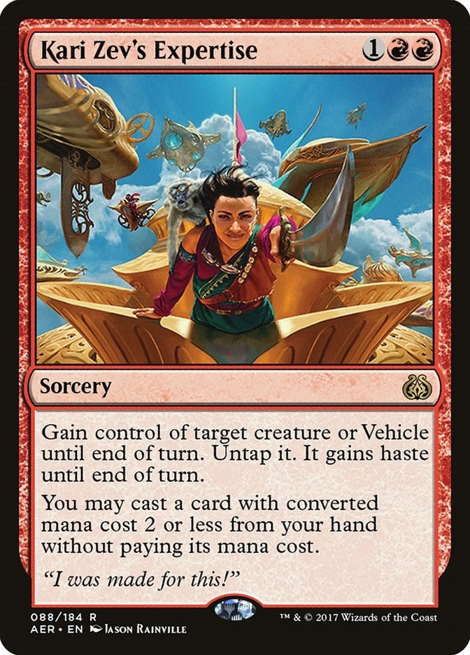 Kari Zev's Expertise (88) (Aether Revolt)