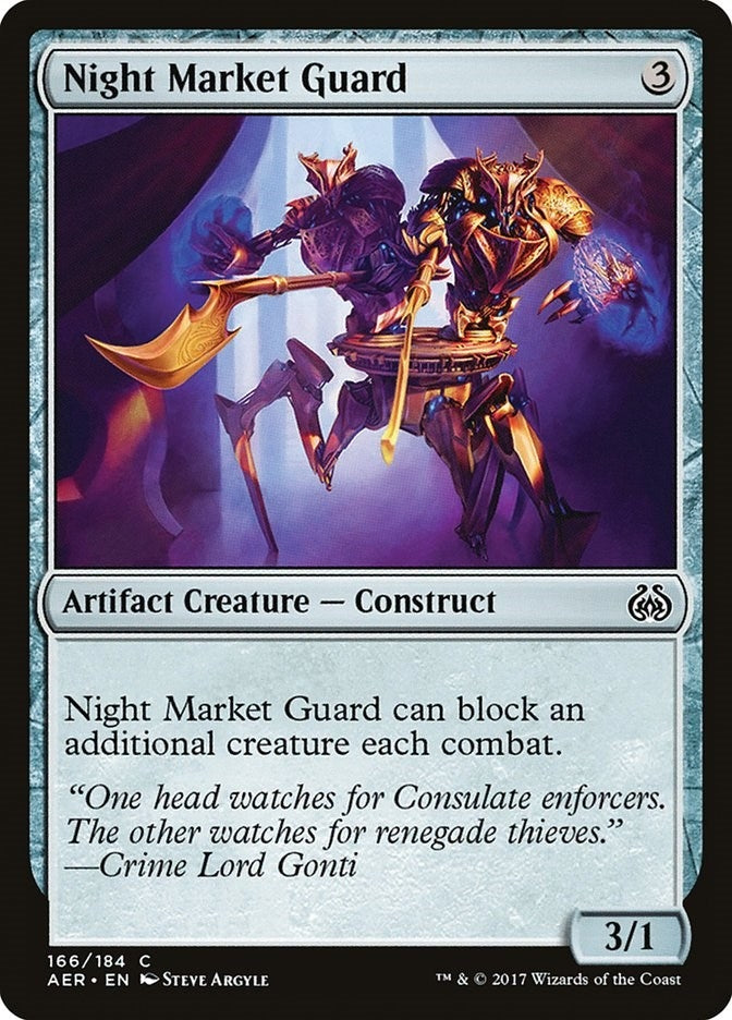 Night Market Guard (166) (Aether Revolt)