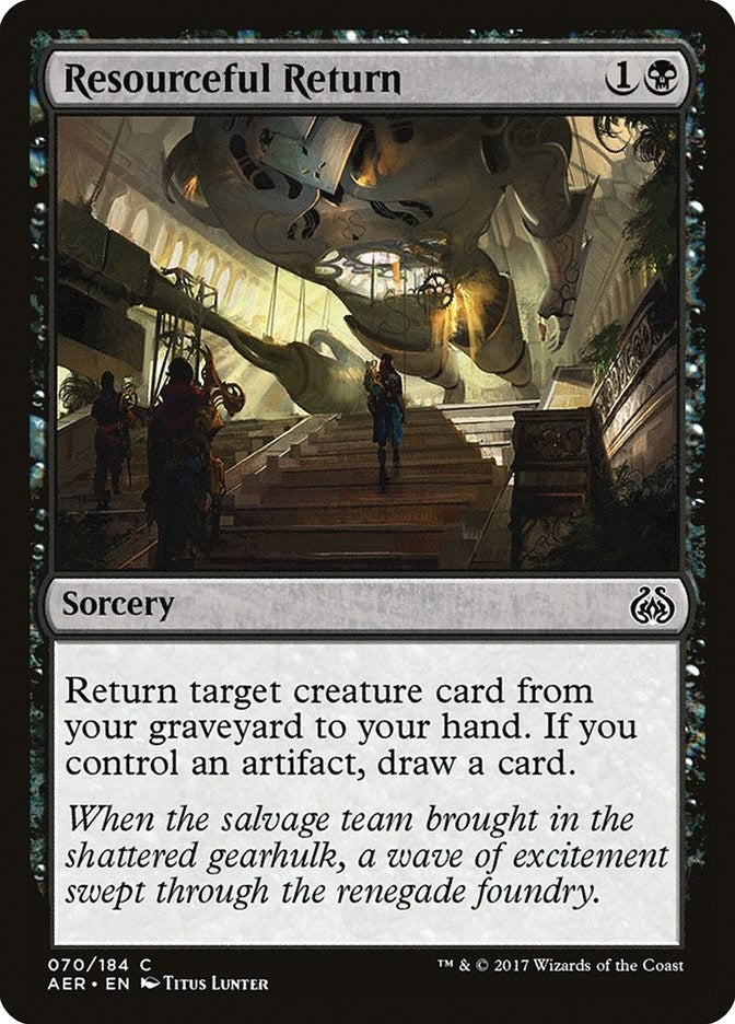 Resourceful Return (70) (Aether Revolt)