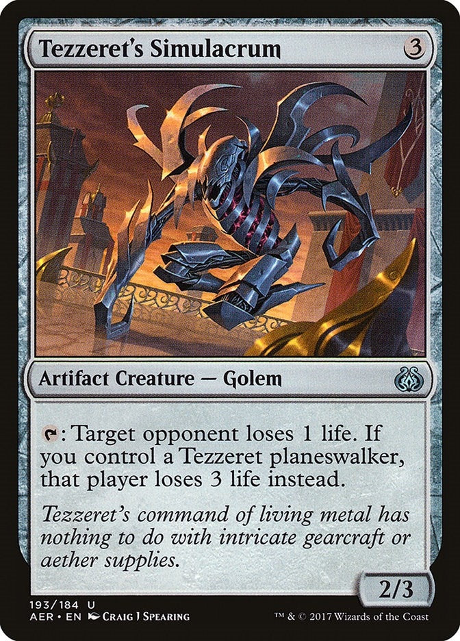 Tezzeret's Simulacrum (193) (Aether Revolt)