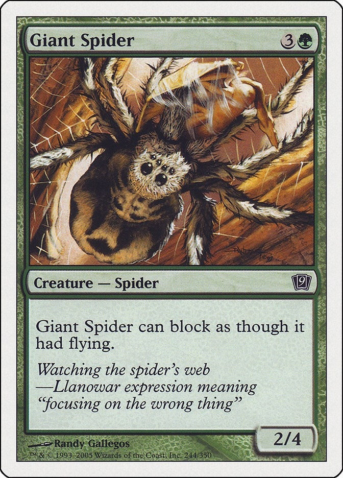 Giant Spider (244) (9th Edition)